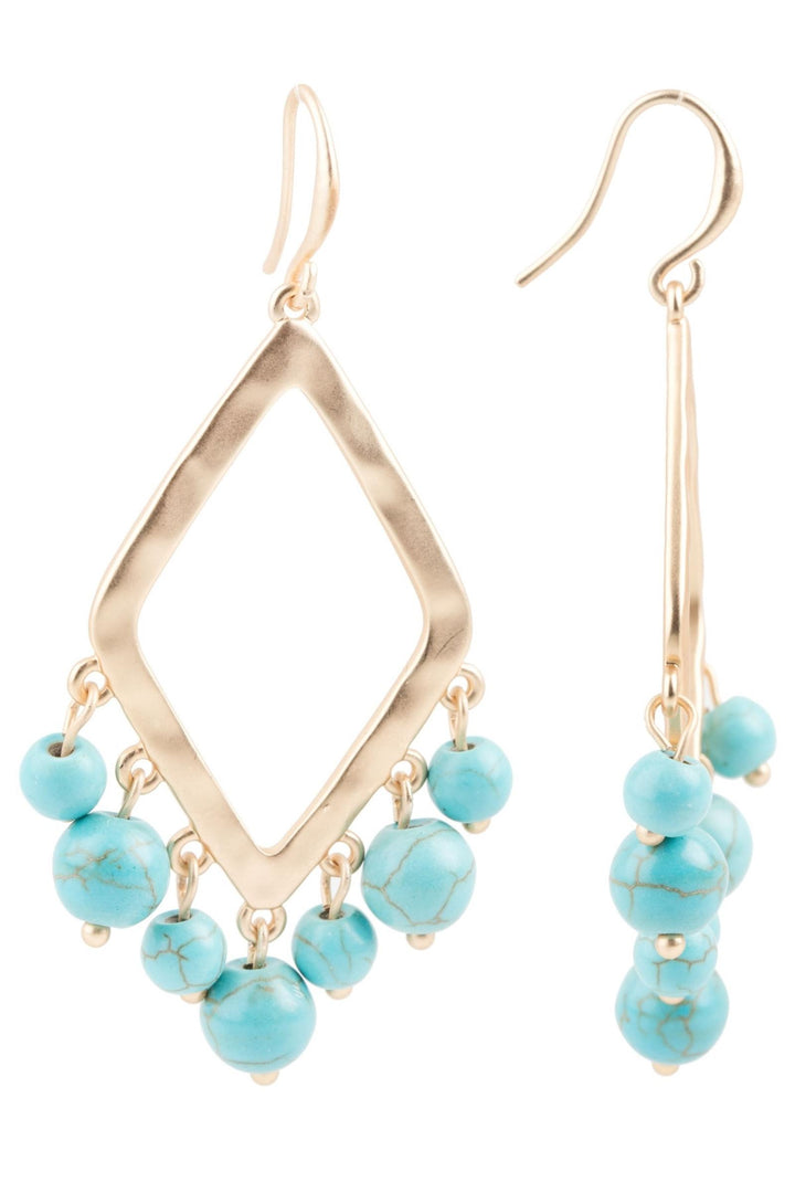 Sun Drop Beaded Earring