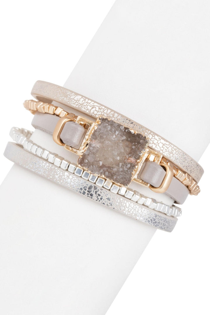 Galena Leather Bracelet