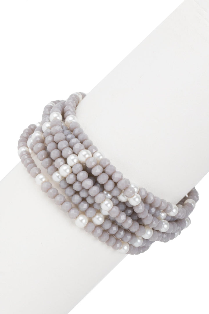 Crosby Crystal Pearl Bracelet