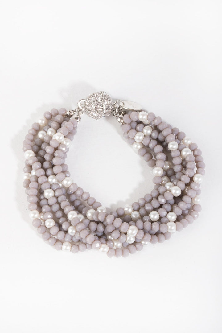 Crosby Crystal Pearl Bracelet