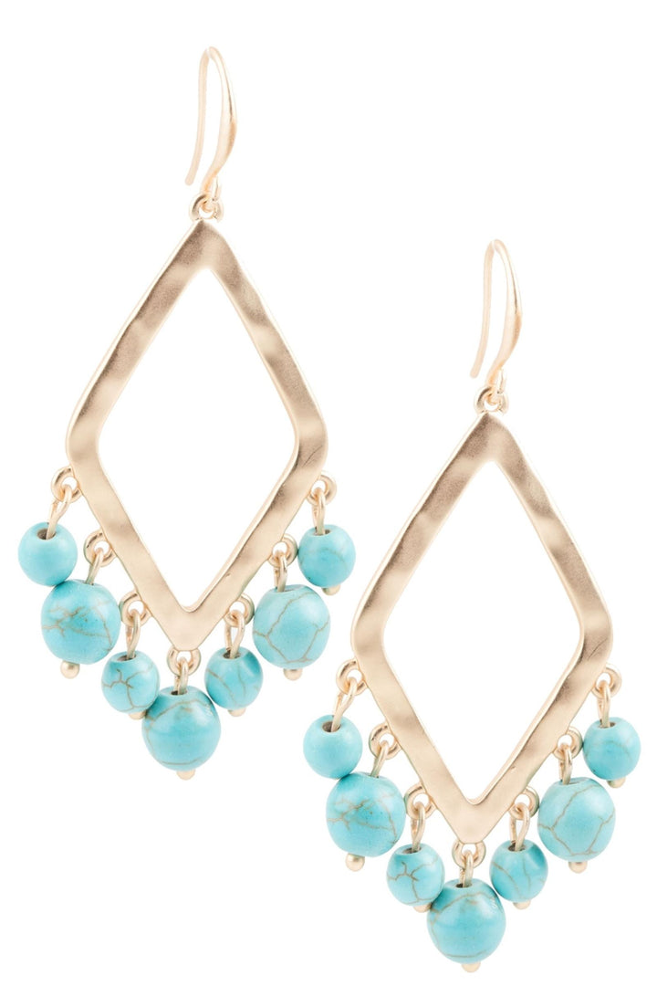 Sun Drop Beaded Earring