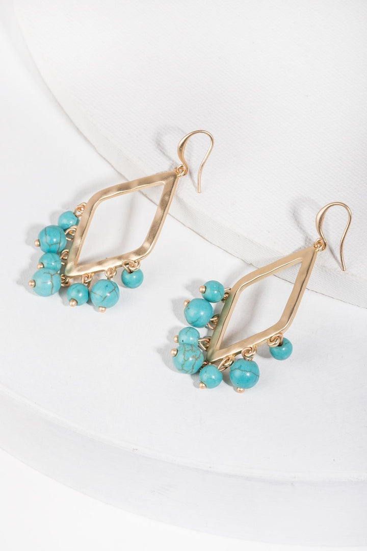Sun Drop Beaded Earring