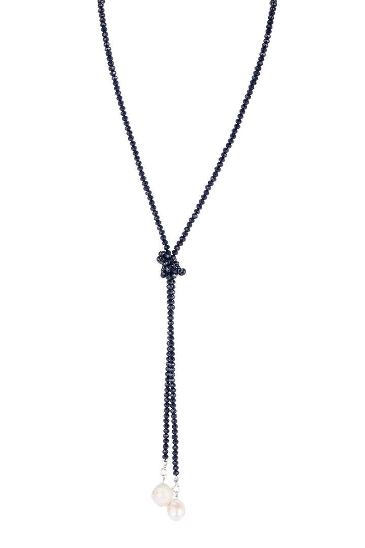 Baroque Knotted Pearl Necklace