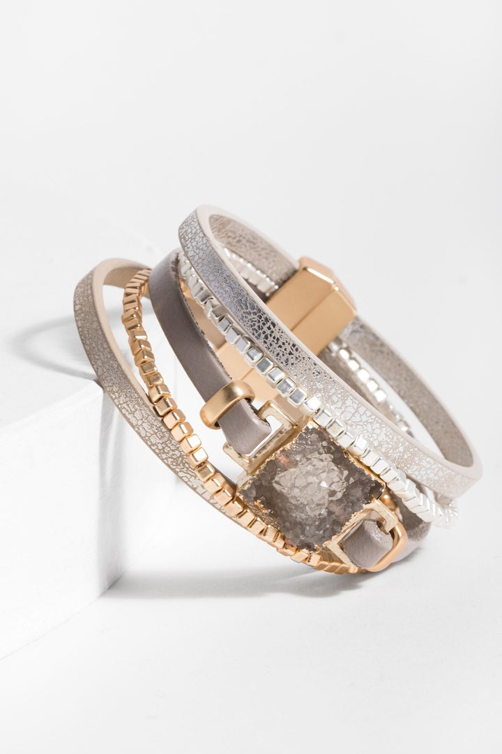Galena Leather Bracelet