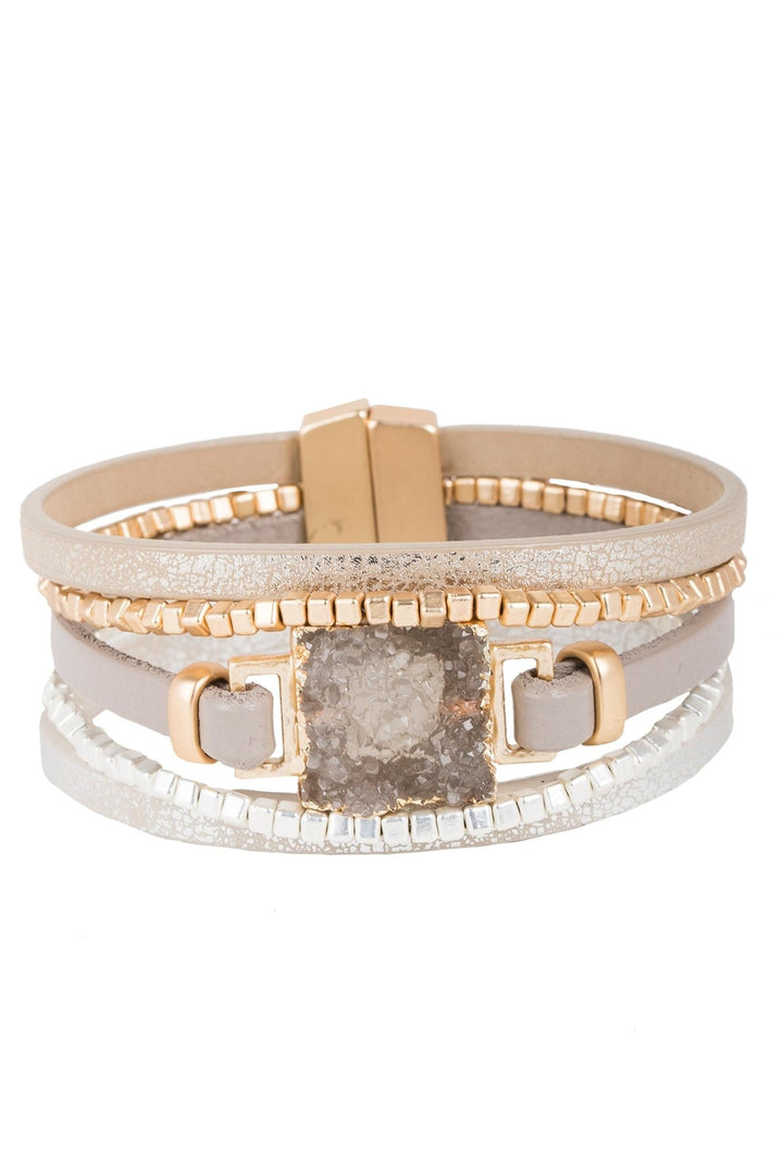 Galena Leather Bracelet