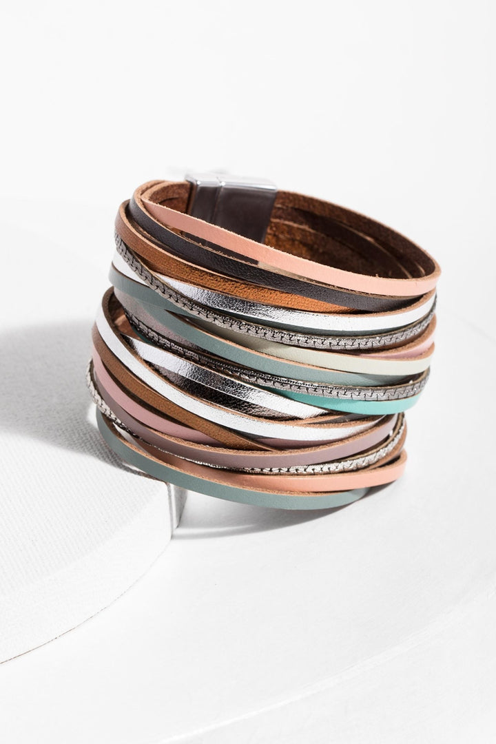 On the Line Leather Bracelet