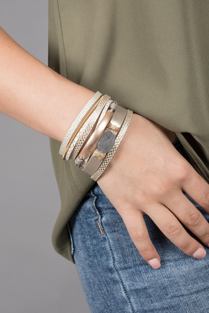 Refined Leather Bracelet