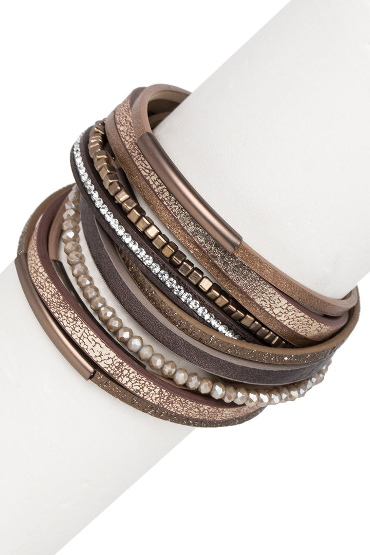 Glimmer Leather Bracelet