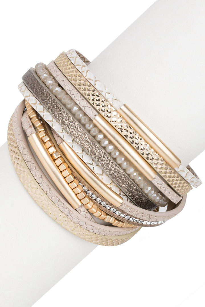 Glimmer Leather Bracelet
