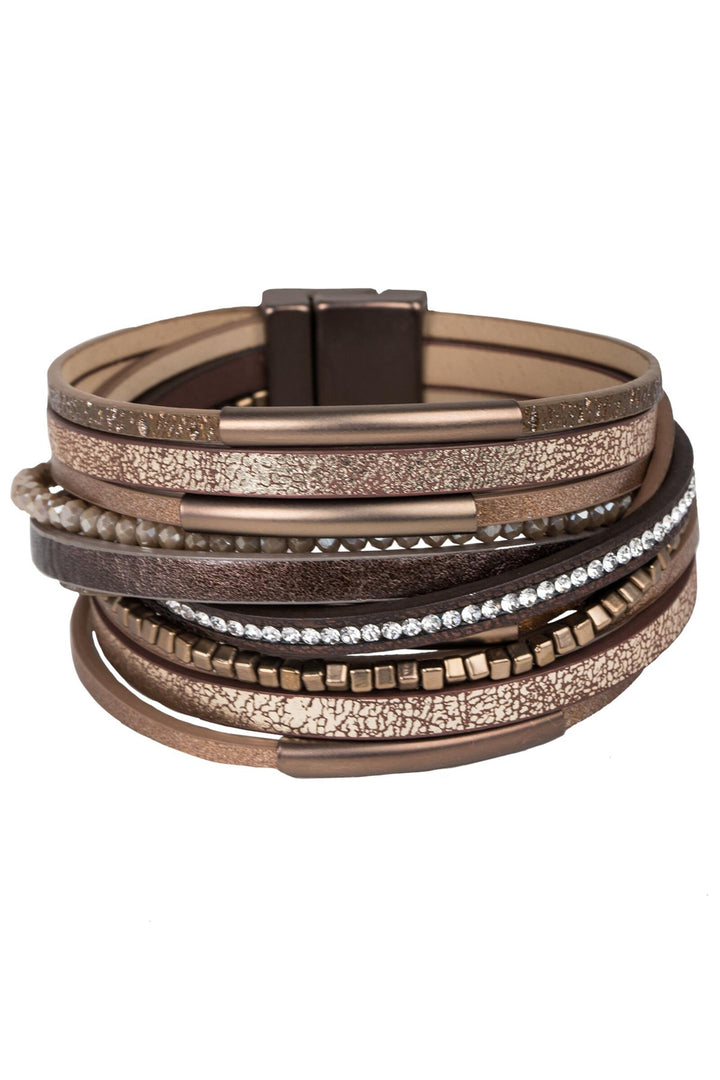 Glimmer Leather Bracelet