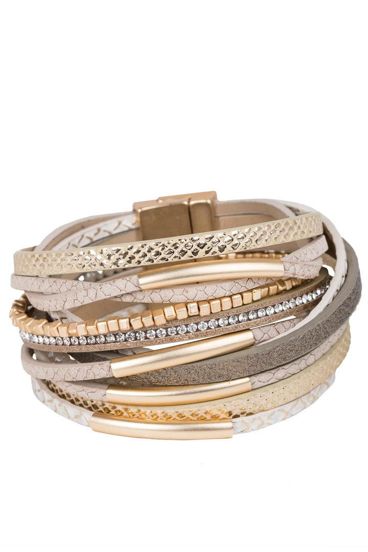 Glimmer Leather Bracelet