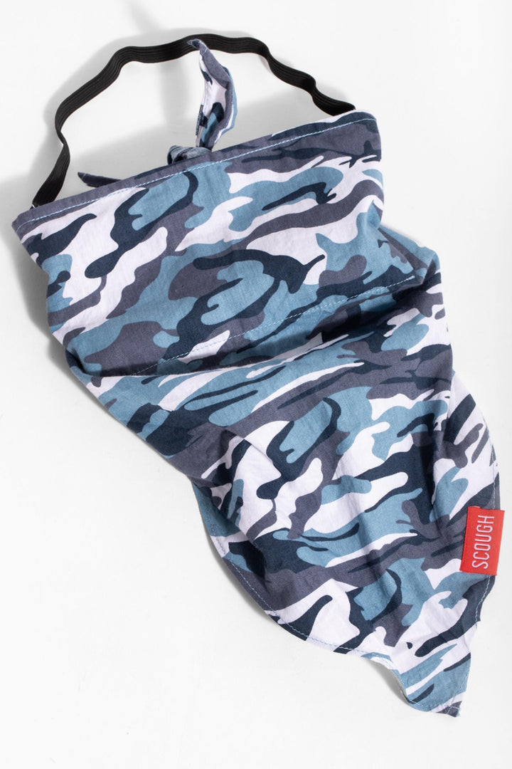 Blue Camo Scough Bandana