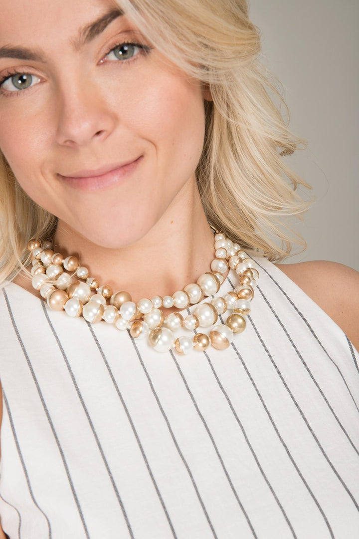 Half Moon Pearl Necklace