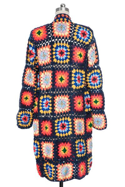 Granny Square Crochet Kimono