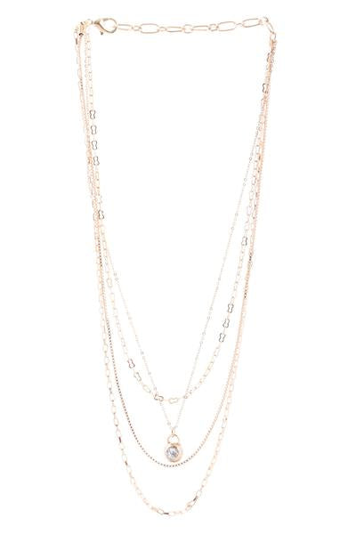Layered Pendant Necklace