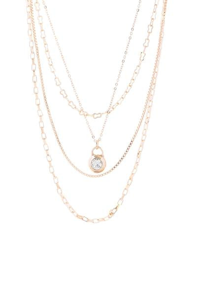 Layered Pendant Necklace