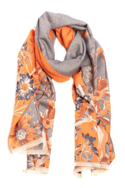 Reversible Wildflower Scarf