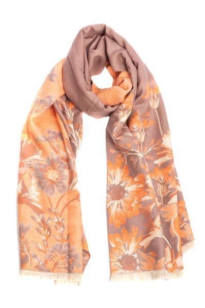 Reversible Wildflower Scarf
