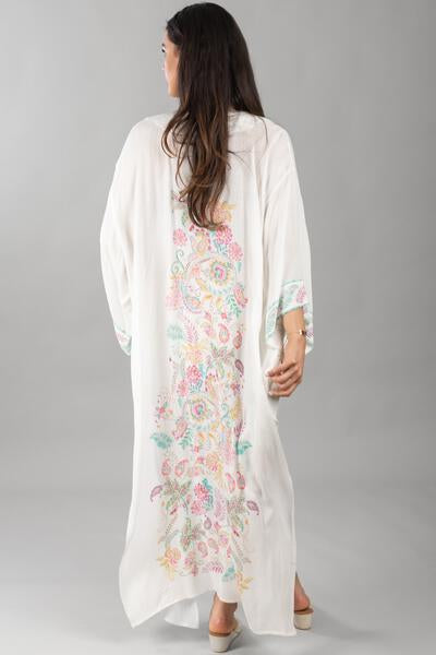 Flowy Paisley Kimono Long