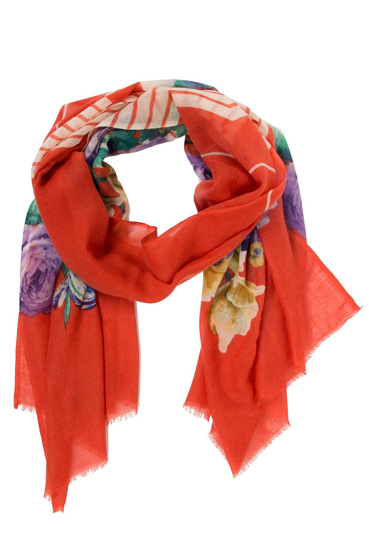 Anda Mixed Print Scarf