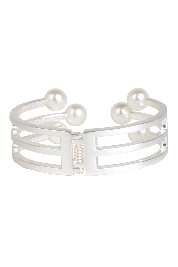 6 Pearl Cuff Bracelet