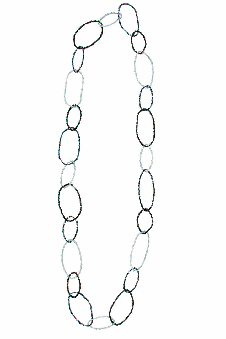 Long Sampark Oval Linked Necklace