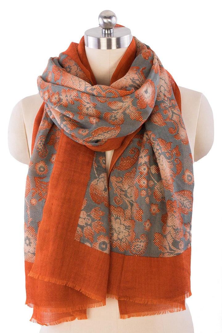 Maelie Two Tone Oblong Scarf