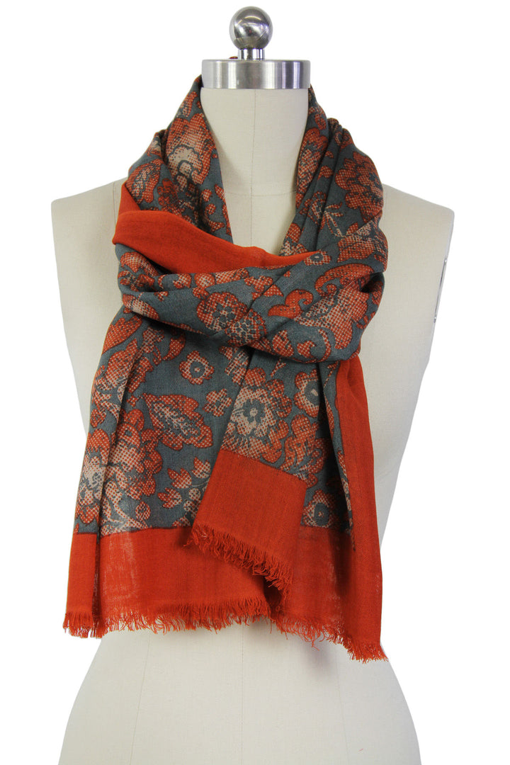 Maelie Two Tone Oblong Scarf