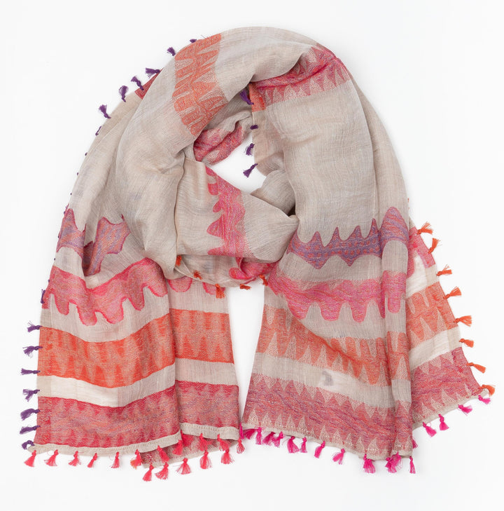Ceara Multi Tassel Scarf