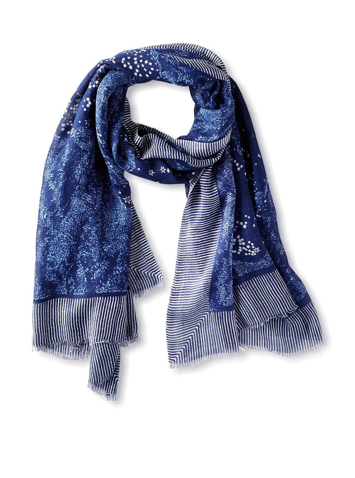Under The Stars Striped Scarf