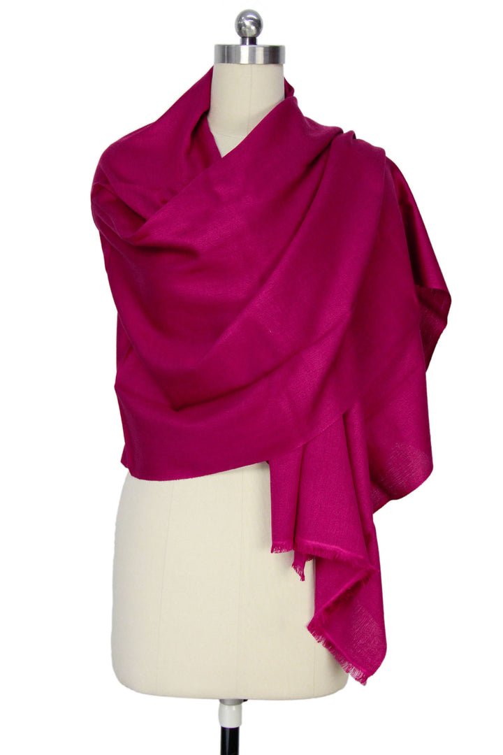 Cashmere Eyelash Fringe Scarf