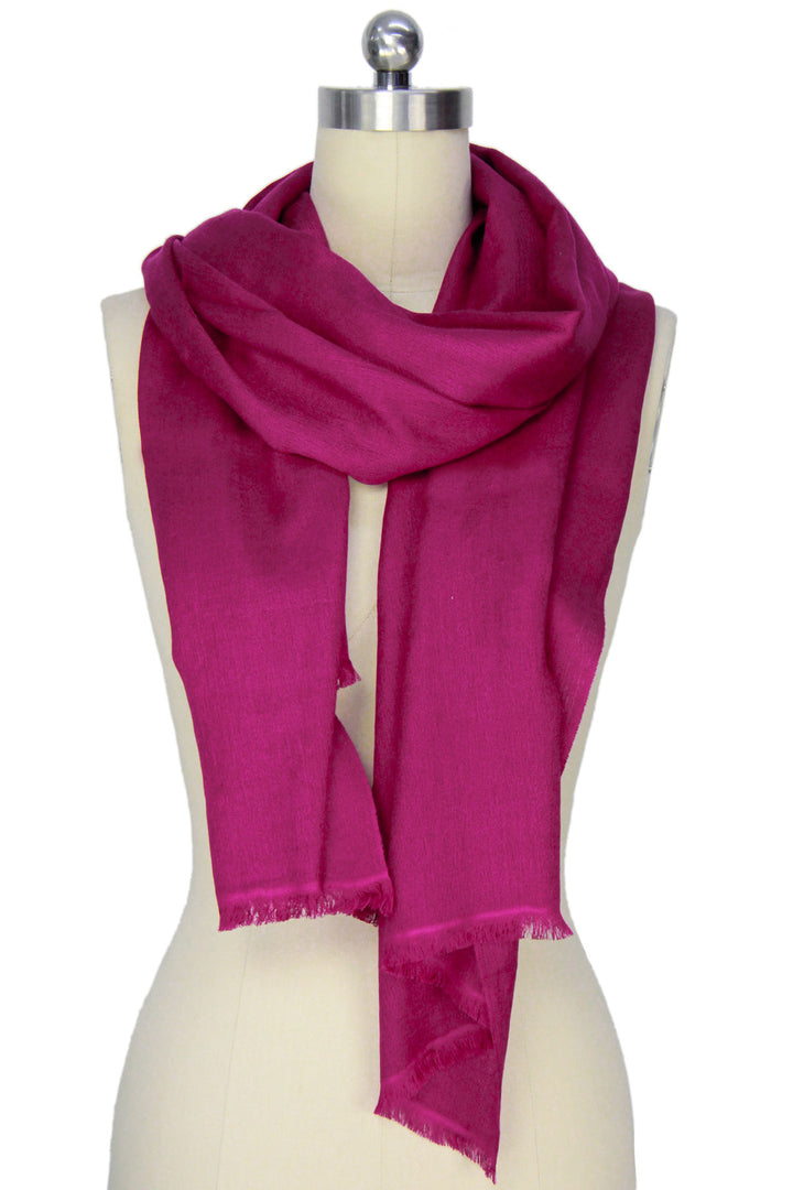Cashmere Eyelash Fringe Scarf