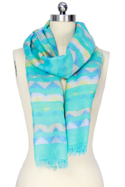 Chevron Striped Scarf