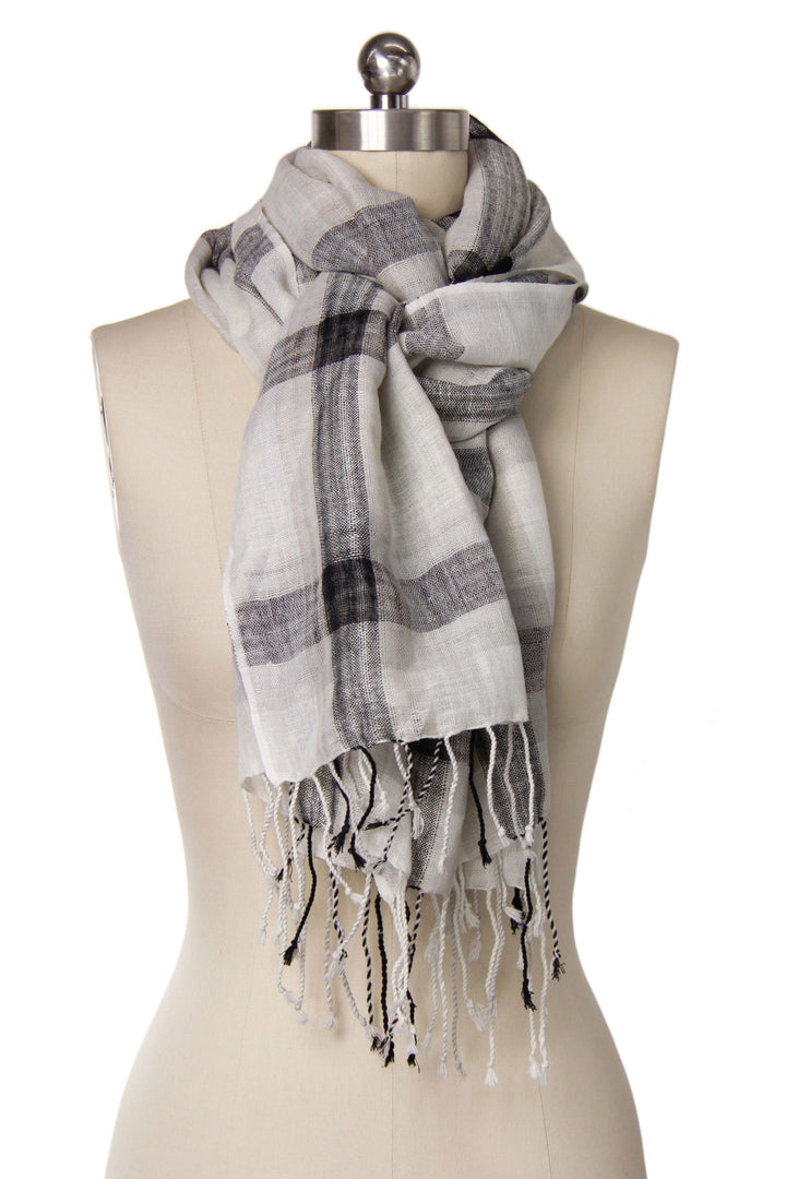 Dobby Checkered Scarf