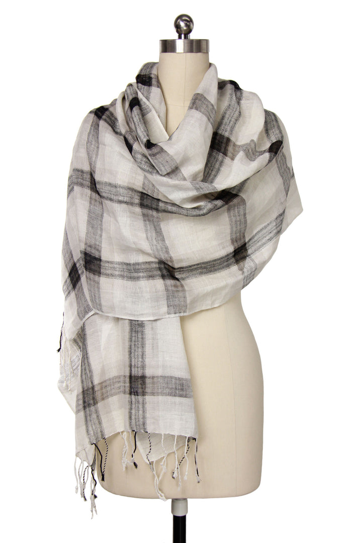 Dobby Checkered Scarf