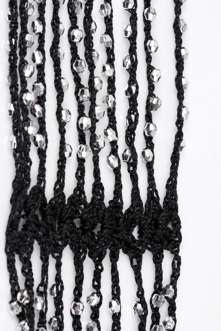 Hand Crocheted Beaded Scarf