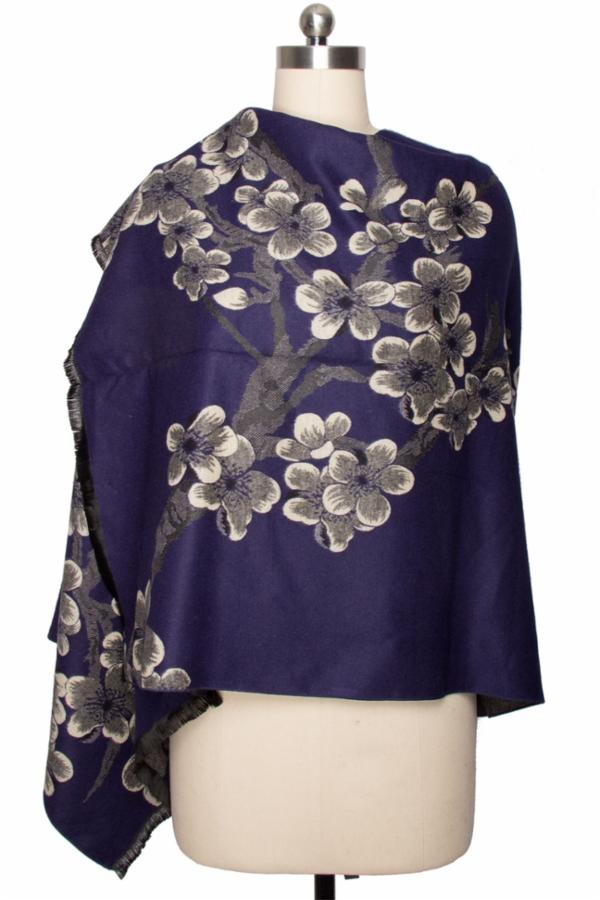 Reversible Cluster Garden Scarf