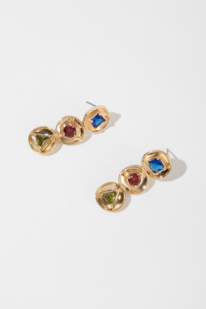 Divine Multi Dangle Earrings