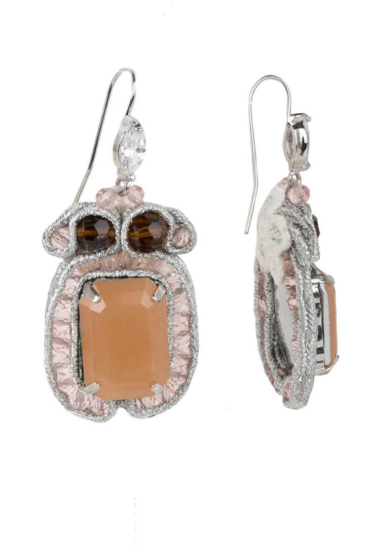 Peaches and Cream Dangle Earring