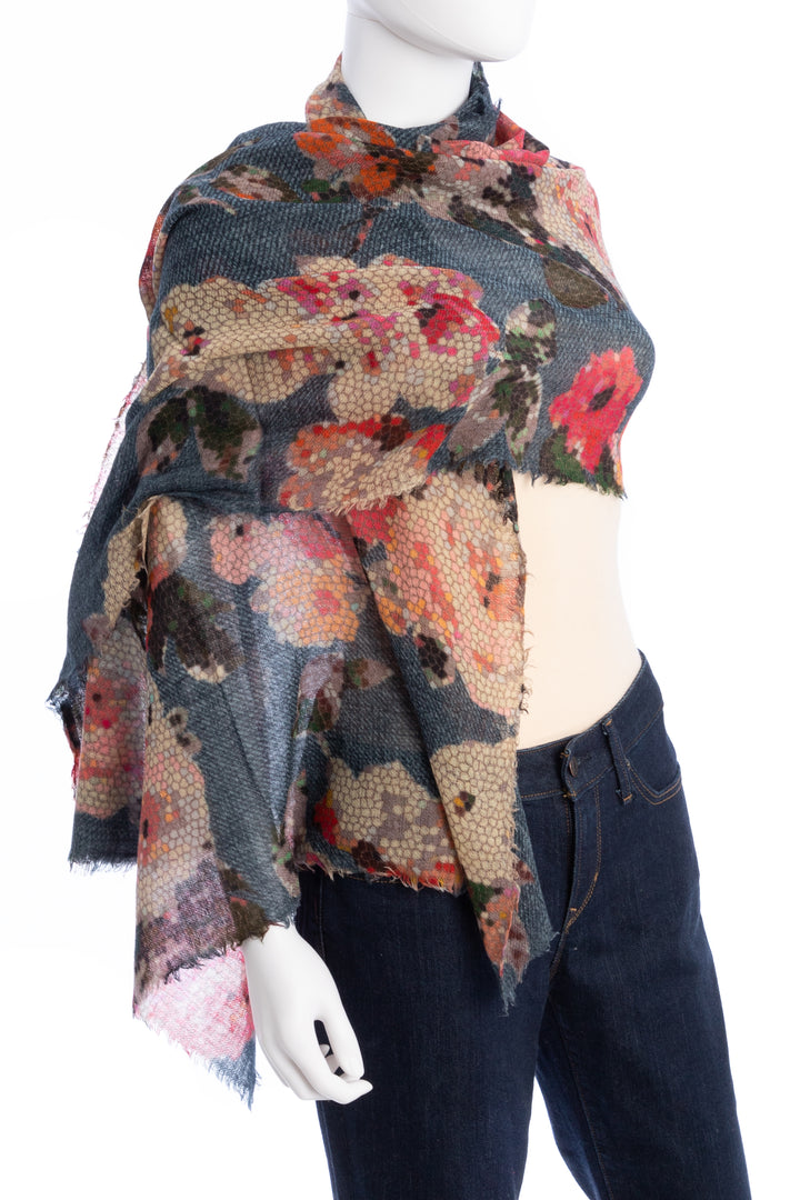 Mosaic Floral Scarf