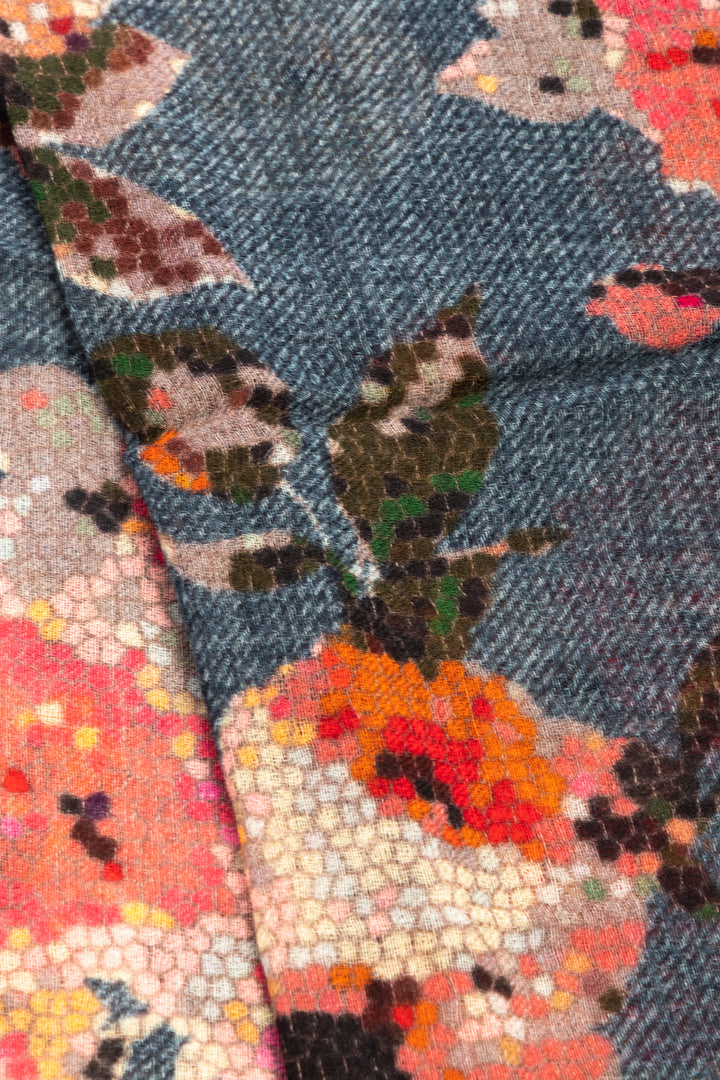 Mosaic Floral Scarf