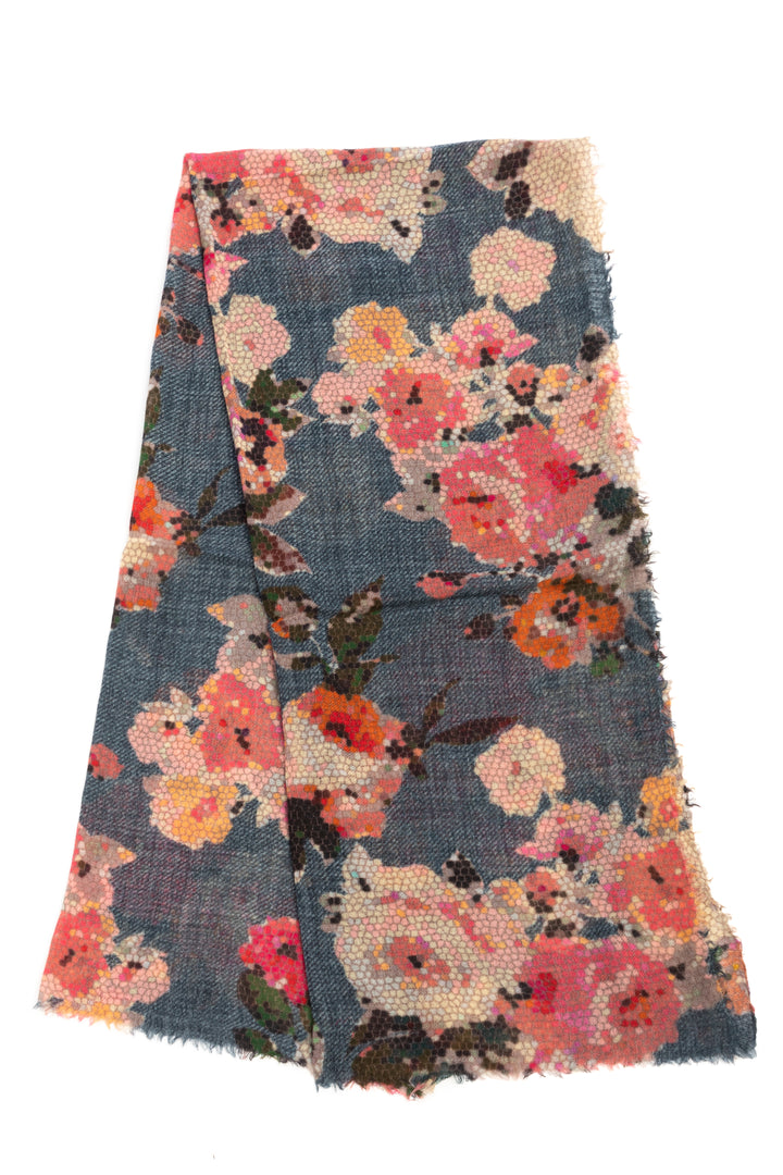 Mosaic Floral Scarf