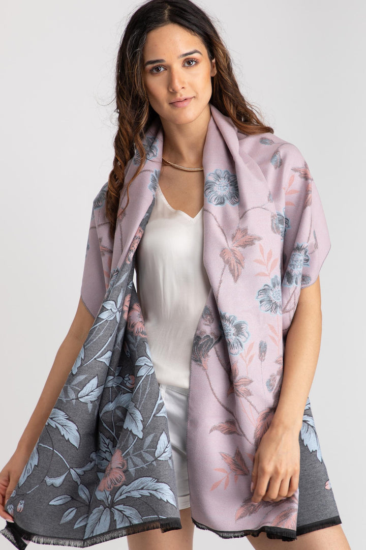 Reversible Floral Scarf