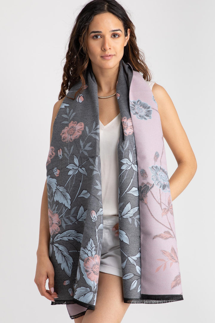 Reversible Floral Scarf