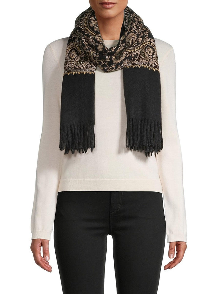 Nora Embroidered Scarf