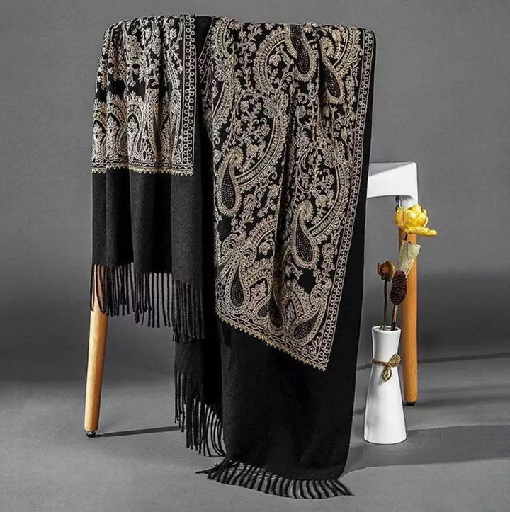 Nora Embroidered Scarf