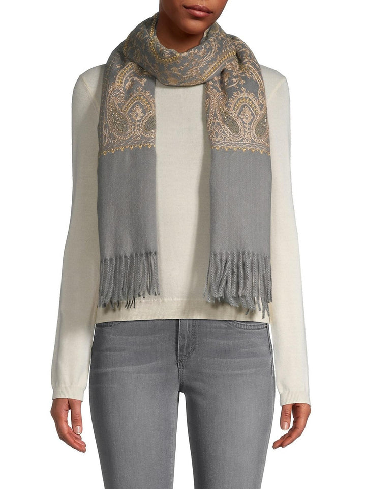 Nora Embroidered Scarf