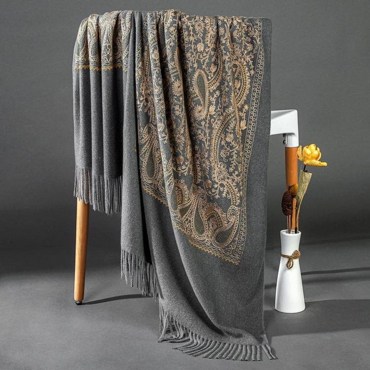 Nora Embroidered Scarf