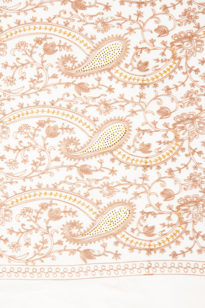 Nora Embroidered Scarf