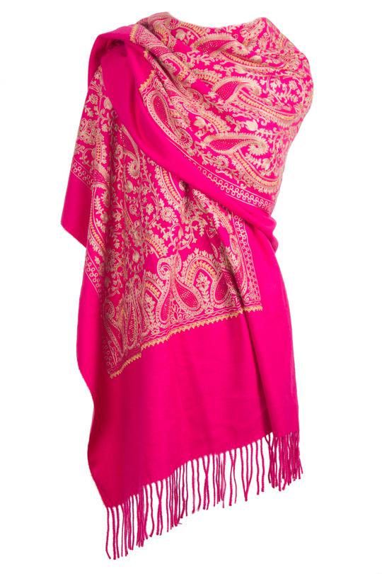 Nora Embroidered Scarf